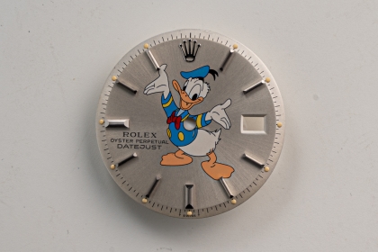 Vintage Rolex Ref 1601 Dial With The Logo " Donald Duck"